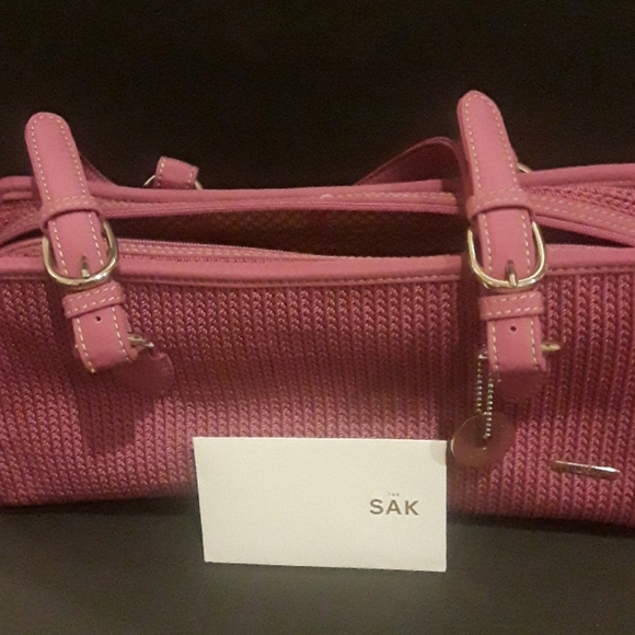 NEW VTG.  THE SAK ROSE COLORED HANDBAG - Picture 2 of 4